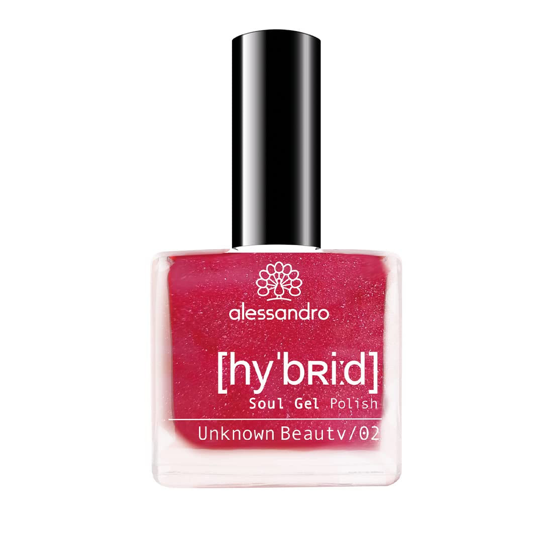 Esmalte de uñas Alessandro Sinful Glow HYBRID - Tono nude - Uñas perfectas en solo 3 pasos, sin LED - ¡dura hasta 10 días! 8ml