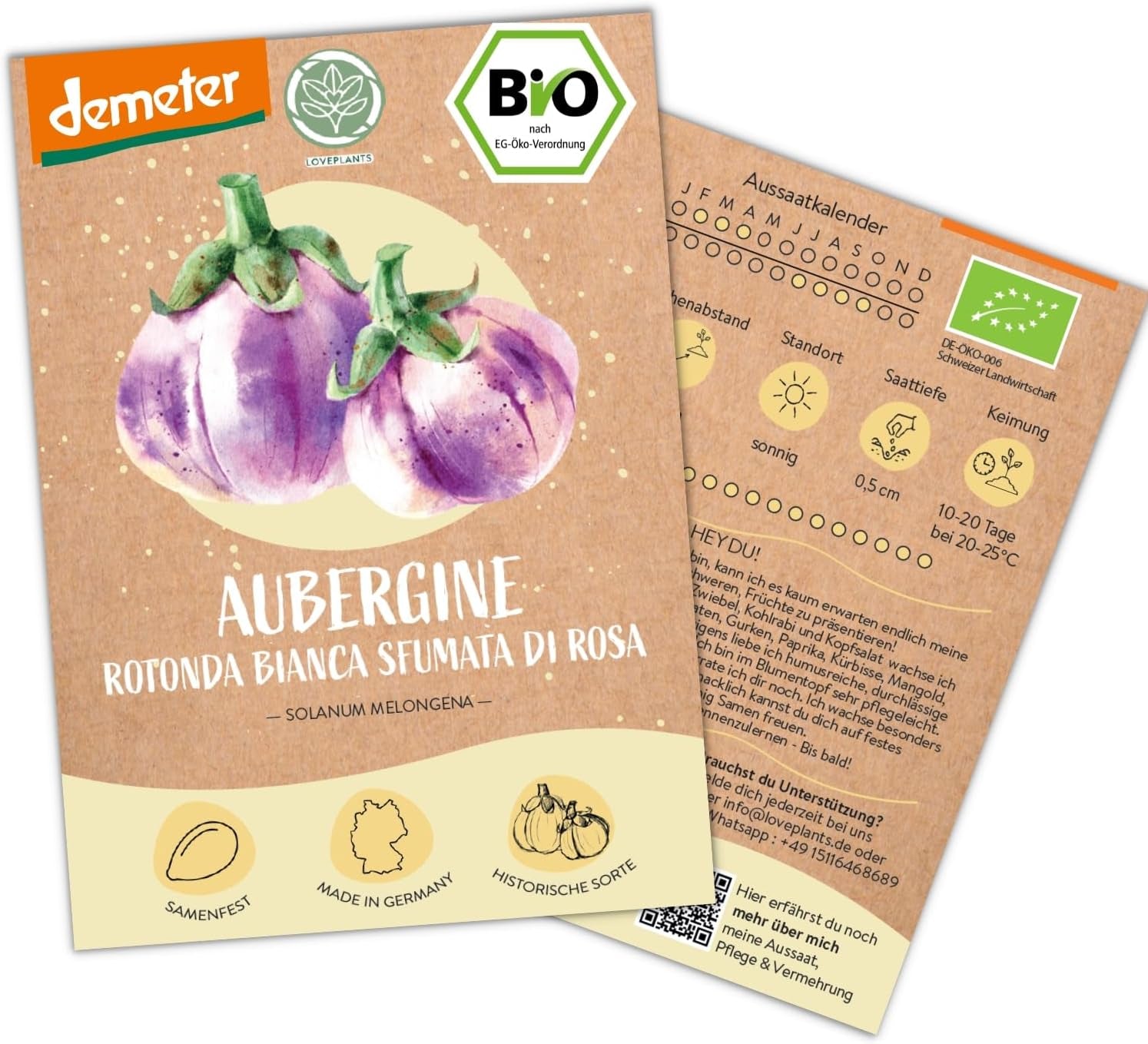 Mini semillas orgánicas de pepino mexicano, 10 semillas de pepino snack, alta tasa de germinación, certificación Demeter y polinización abierta | LOVEPLANTS Balcón Jardín Cama elevada Semillas de hortalizas - Variedades de hortalizas tradicionales