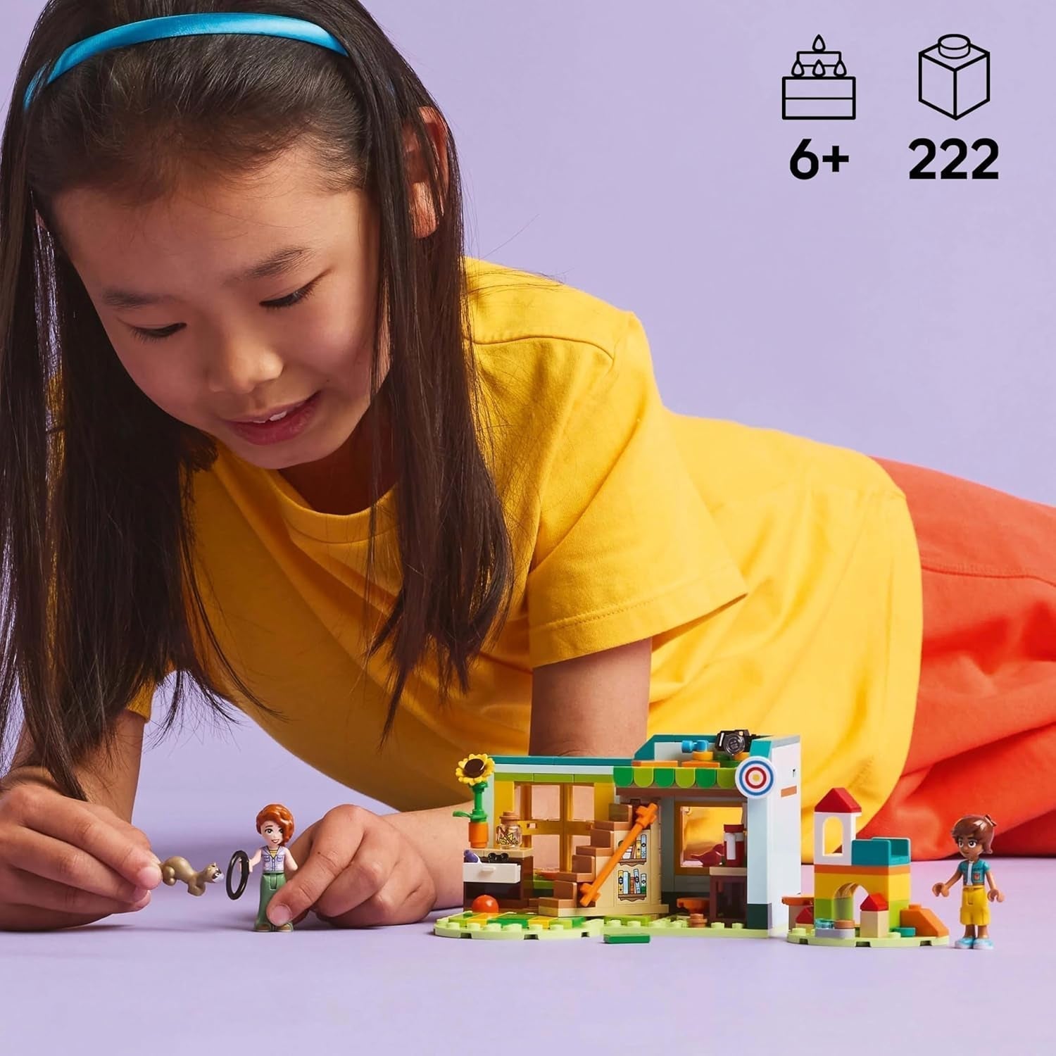 LEGO Friends Habitación de Otoño Set de construcción y juego para juegos de rol creativos, set para niñas a partir de 6 años con 2 minifiguras y una figura de un hurón, juguete educativo 42646 Juegos de construcción Besuche den LEGO-Store