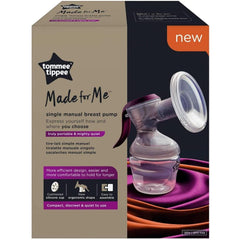 Tommee Tippee "Made for Me" Sacaleches manual, mango ergonómico, Sin BPA, transparente Accesorios Alimentación y Lactancia Bebe Naty Shop