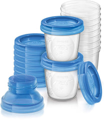 Philips Avent Austellungssystem Für Muttermilch, Becher Inklusive Deckel, Adaptador (Modell SCF618/10) Accesorios Alimentación y Lactancia Bebe Naty Shop