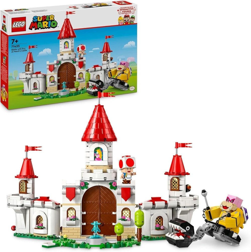 LEGO Super Mario Set de aventuras La batalla de Roy en el Palacio Champiñón con personajes de Nintendo Regalo para niñas, niños y jugadores 7 años 71435 Juegos de construcción Besuche den LEGO-Store Default Title