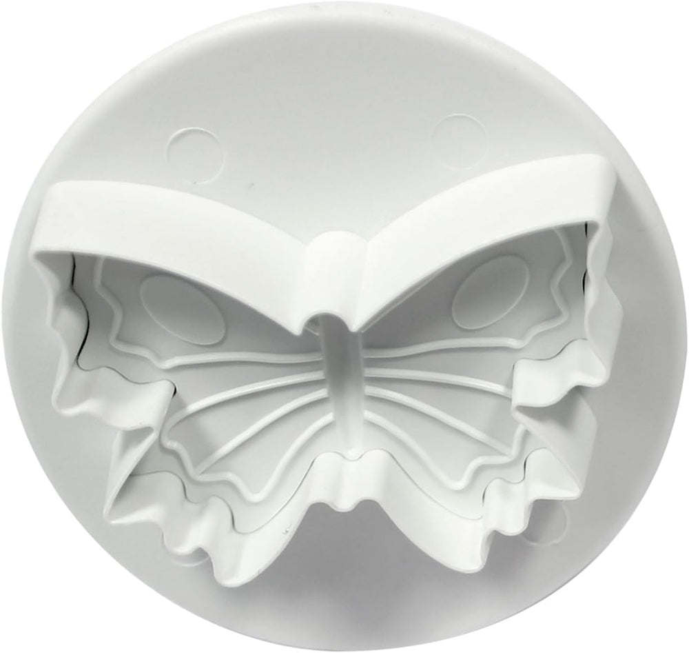 BU910 Cutter de embosare cu motiv fluture, format mic, mediu și mare, plastic, alb, 9 x 2 x 9 cm, 1 unitate