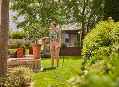 Set Gardena Liano Xtreme 1/2 inch, 10 m: Furtun de grădină extrem de robust din material textil, pentru robinete de interior, cu furtun interior din PVC, ușor, rezistent la intemperii (18460-20)