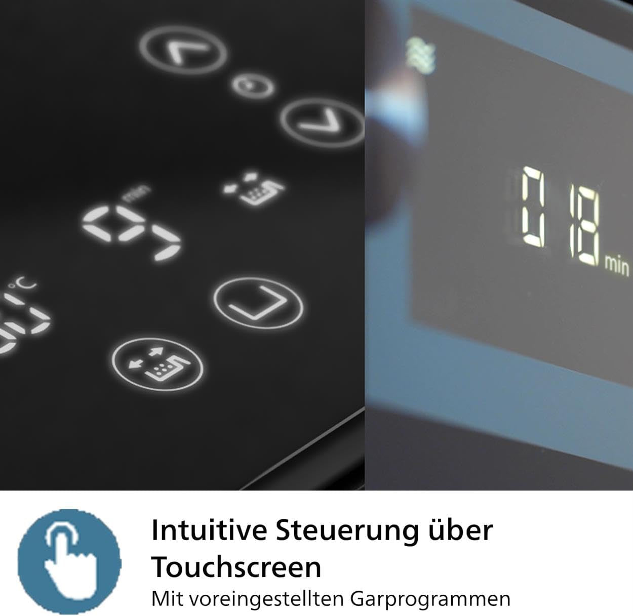 Philips Airfryer Dual Basket Serie 3000, 9L, 2 cestas, 2 platos listos al mismo tiempo, tecnología Rapidair más aire caliente Electrodomésticos Naty Shop