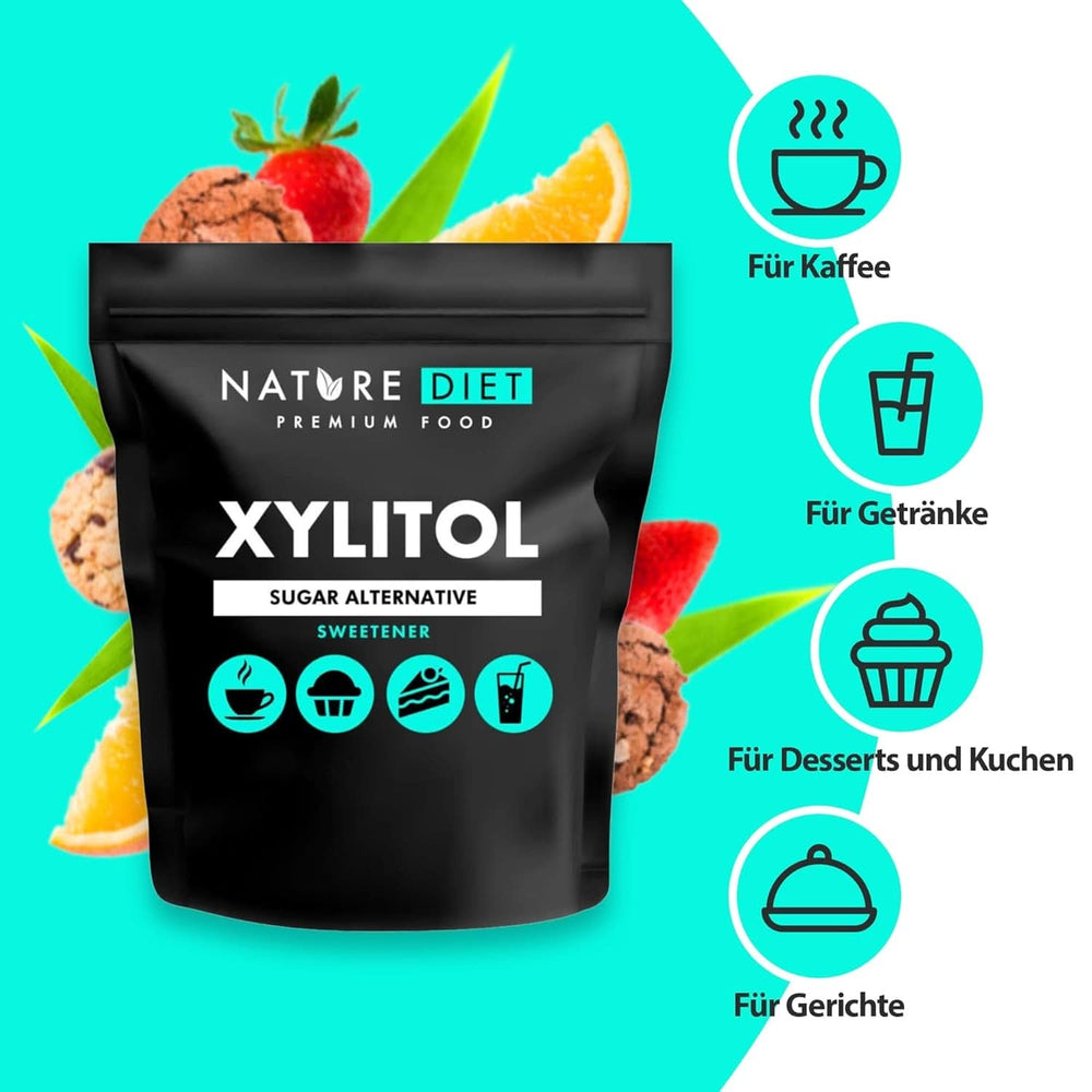 Nature Diet Xilitol, 1 Kg Edulcorantes Naty Shop