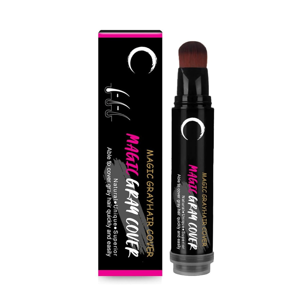 Negru maro de unică folosință vopsea de păr Pen Instant Grey rădăcină acoperire Hair Colour Cream Stick Pen rapid acoperire temporară păr alb Vopsea pentru par Naty Shop Negru