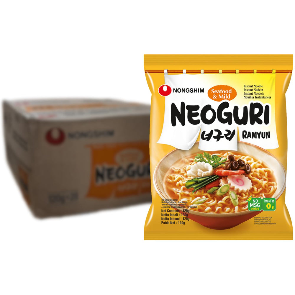 Instant Noodles Nong Shim Kimchi Ramyun Tazón grande - Sopa de ramen coreana - Preparación rápida - 1 paquete 112 g