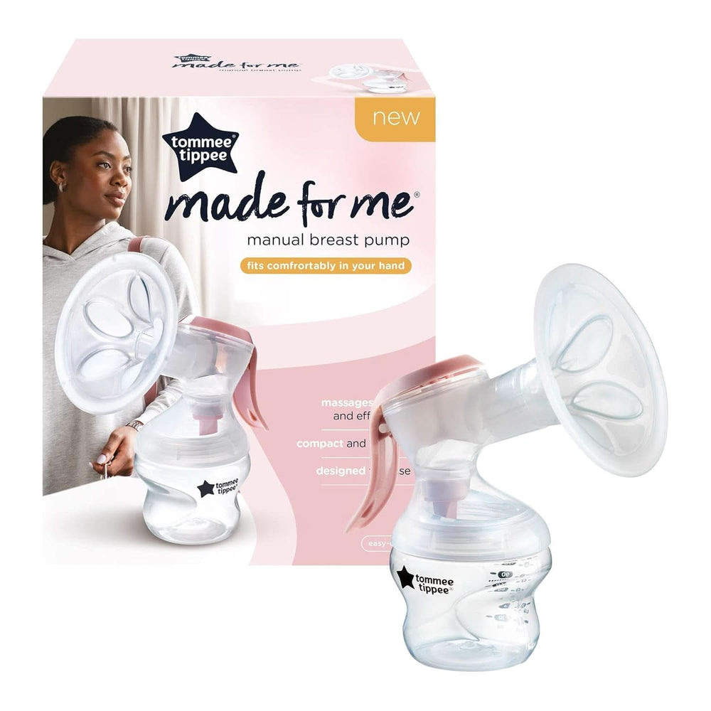 Tommee Tippee Made for Me Manuelle Einzel-Milchpumpe, Starke Saugkraft, Ergonomischer Griff, Tragbare Und Leise Milchpumpe, Samt Babyflasche Accesorios Alimentación y lactancia Bebe Naty Shop