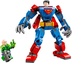 LEGO DC Superman Mech vs. Lex Luthor - Juguete de superhéroe con 2 minifiguras - Figura de acción para construir con brazos, piernas y dedos móviles - Regalo para niños y niñas a partir de 6 años 76302 Juegos de construcción Besuche den LEGO-Store