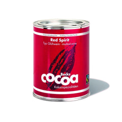 Red Spirit, cacao fino aromatizado con vino tinto, 250 gramos de cacao y chocolate caliente Naty Shop