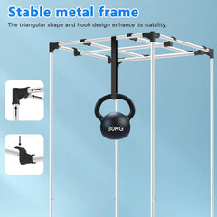 Aygrochy Tienda de Cultivo 60x60x160cm Tienda de Cultivo Interior con Bandeja Inferior Extraíble de PEVA Blanca Reflectante para Espacio de Cultivo de Plantas