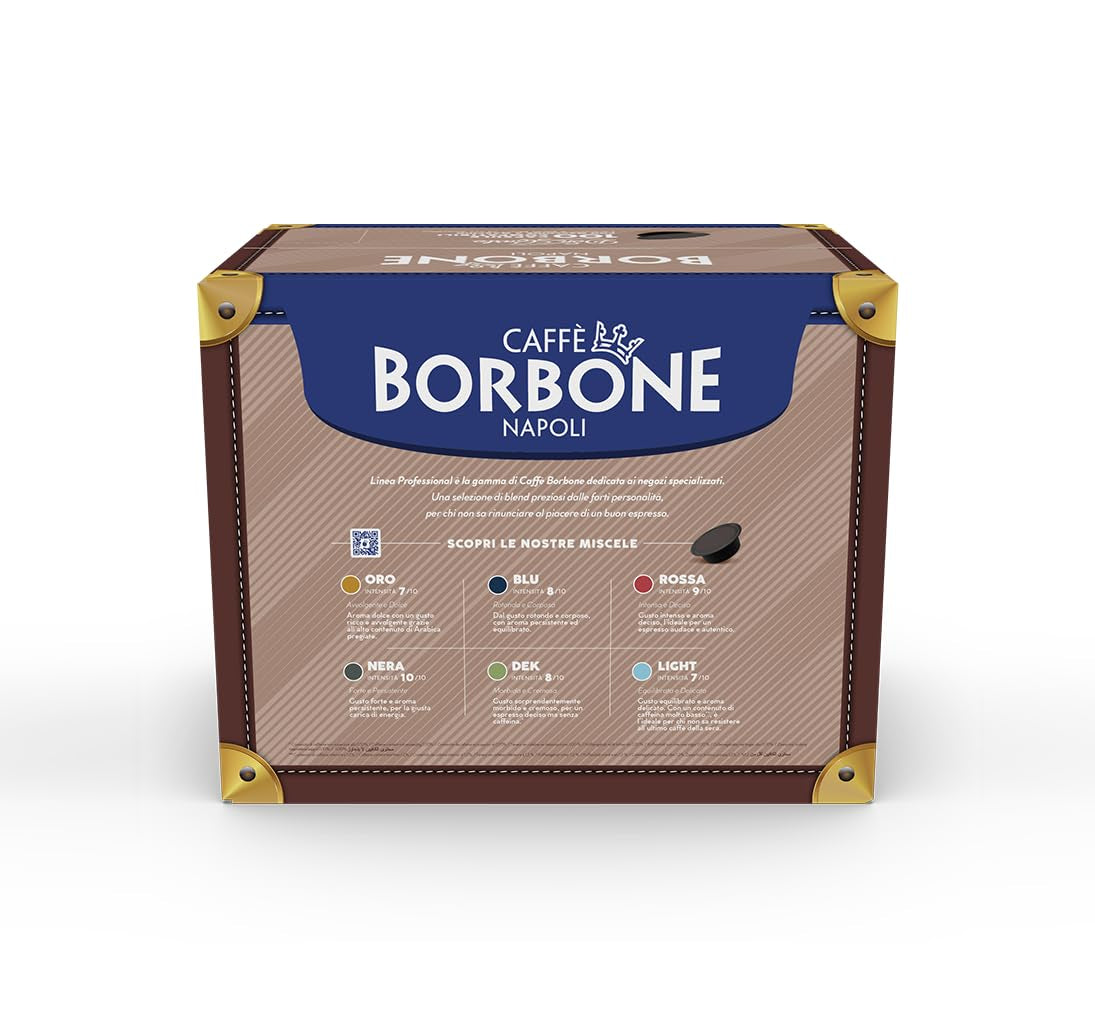 Caffè Borbone Kaffee Kapseln Don Carlo, Blaue Mischung - 100 stück - Kompatibel mit Kaffeemaschinen der Marke Lavazza®* A Modo Mio®*