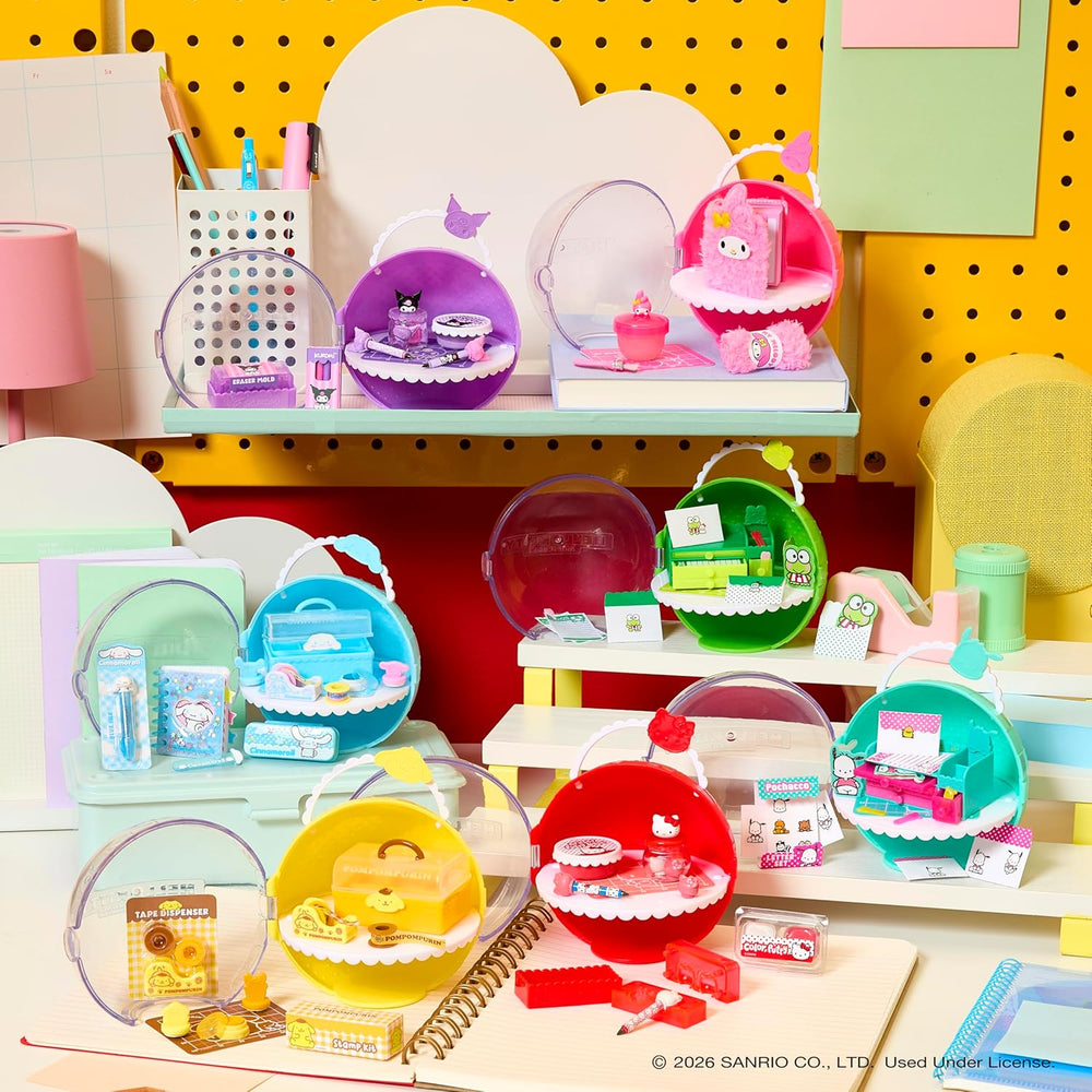 Miniverse MGA Make It Mini Hello Kitty and Friends Seria 3 – Mini obiecte de colecție, Sanrio, replici retro de papetărie, artizanat, DIY, pentru colecționari și copii cu vârsta de 8 ani și peste