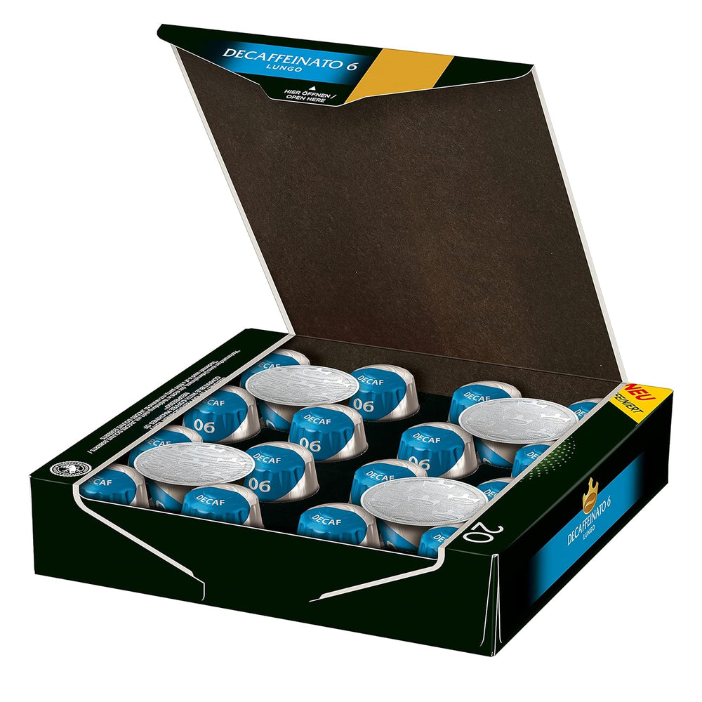 Kaffeekapseln Lungo Classico, Intensität 6 von 12, 10 x 20 Getränke & Kaffeekapseln Lungo Decaffeinato- Intensität 6- 200 Nespresso kompatible Kapseln, 10er Pack, 10 x 20 Getränke