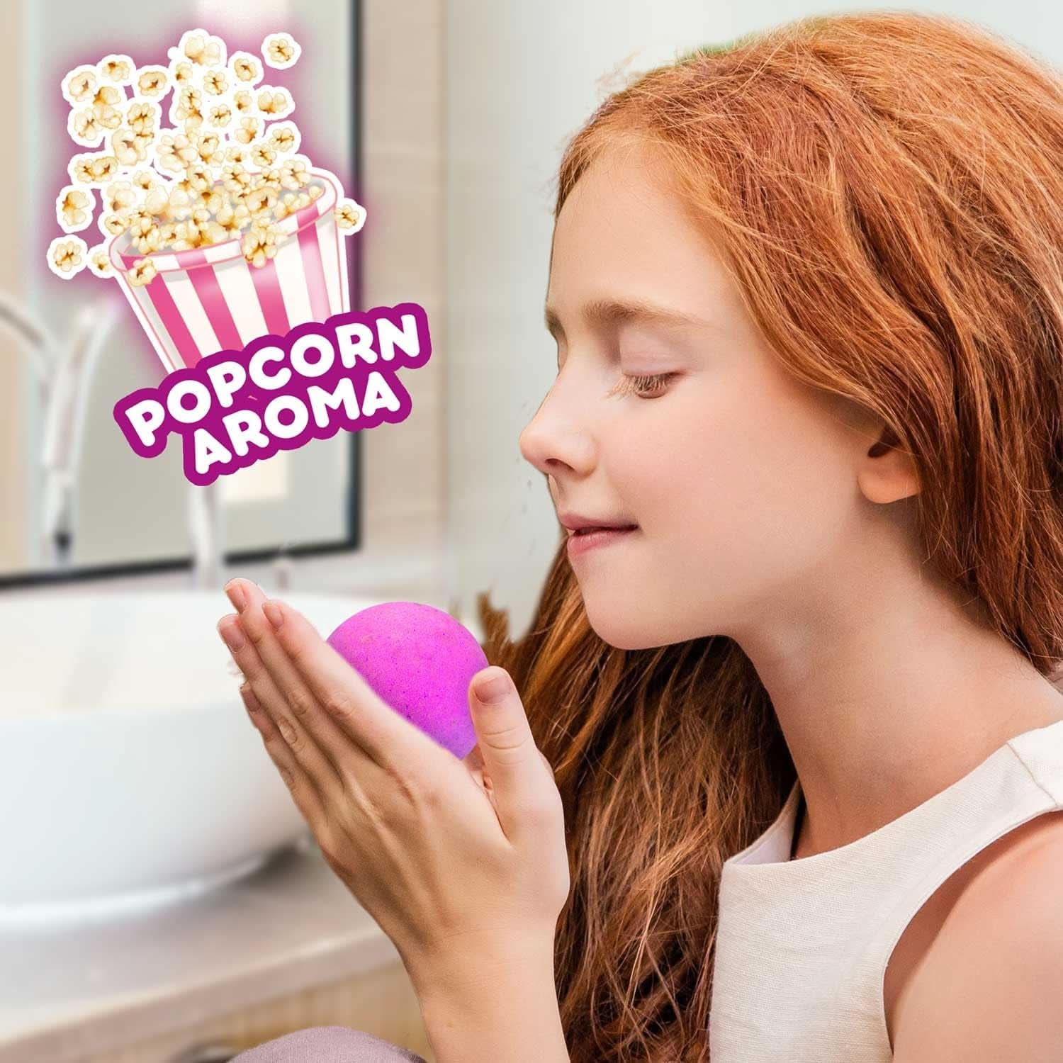 UNICORNIO TINTA | Bomba de baño para niños con sorpresa, 100 G, unicornio, aroma a palomitas Madre e Niño Naty Shop