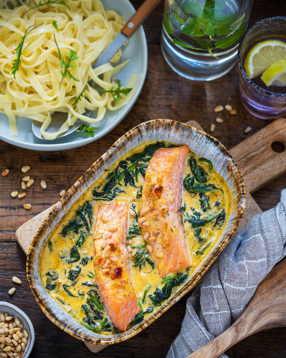 MAGGI Fix für Lachs-Sahne Gratin, Würzmischung, mit natürliche Ingredient*, para 2 porciones, 1 paquete (1 x 26 g)