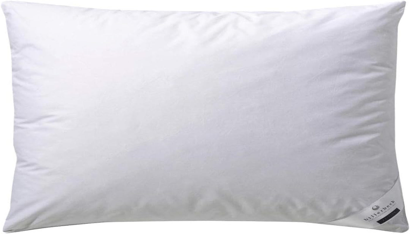 Billerbeck down pillow Martina - Pernă în 80 X 80 Cm - Pernă cu suport ferm - Gâscă jos 15% și pene 85% Perne standard Naty Shop 40 X 80 Cm