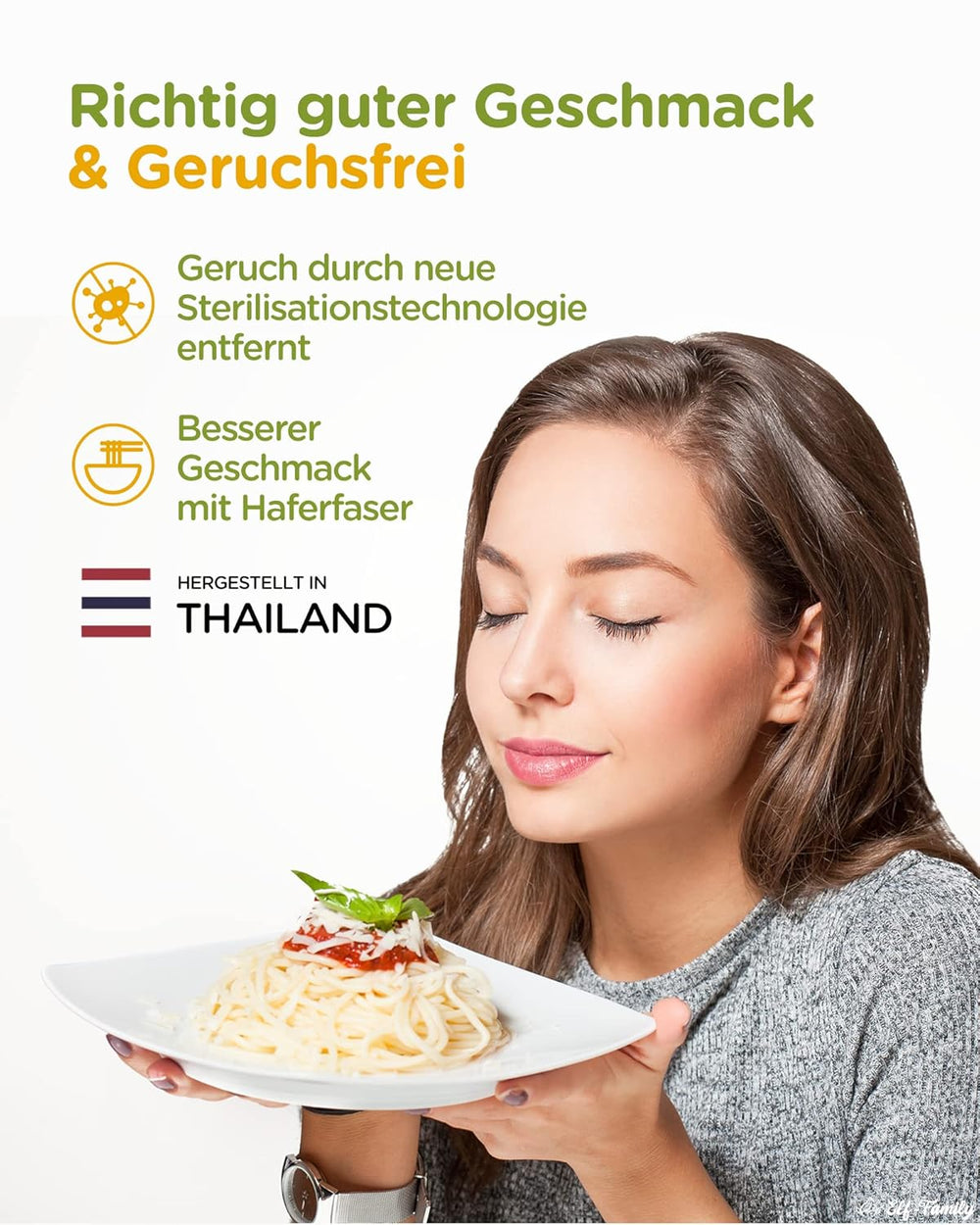 Fideos Konjac Premium de Tailandia, veganos, sin gluten - 240 g x paquete de 6 (12 paquetes), fideos Shirataki de Elf-Family, fideos instantáneos, pasta/ceto/bajo en carbohidratos/bajo en calorías/sin azúcar - espaguetis y fettuccine