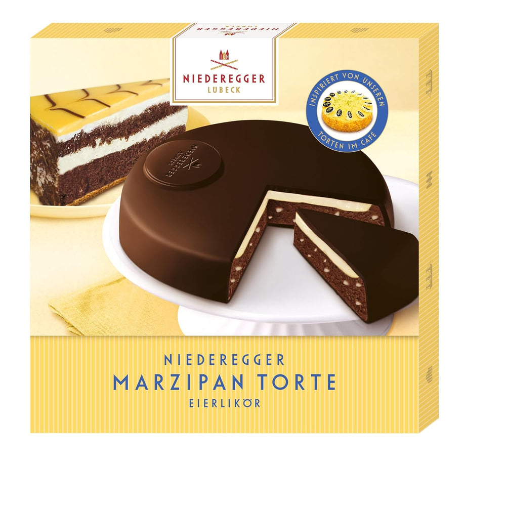 Pastel con mazapán Niederegger »Ponche de huevo« 185g