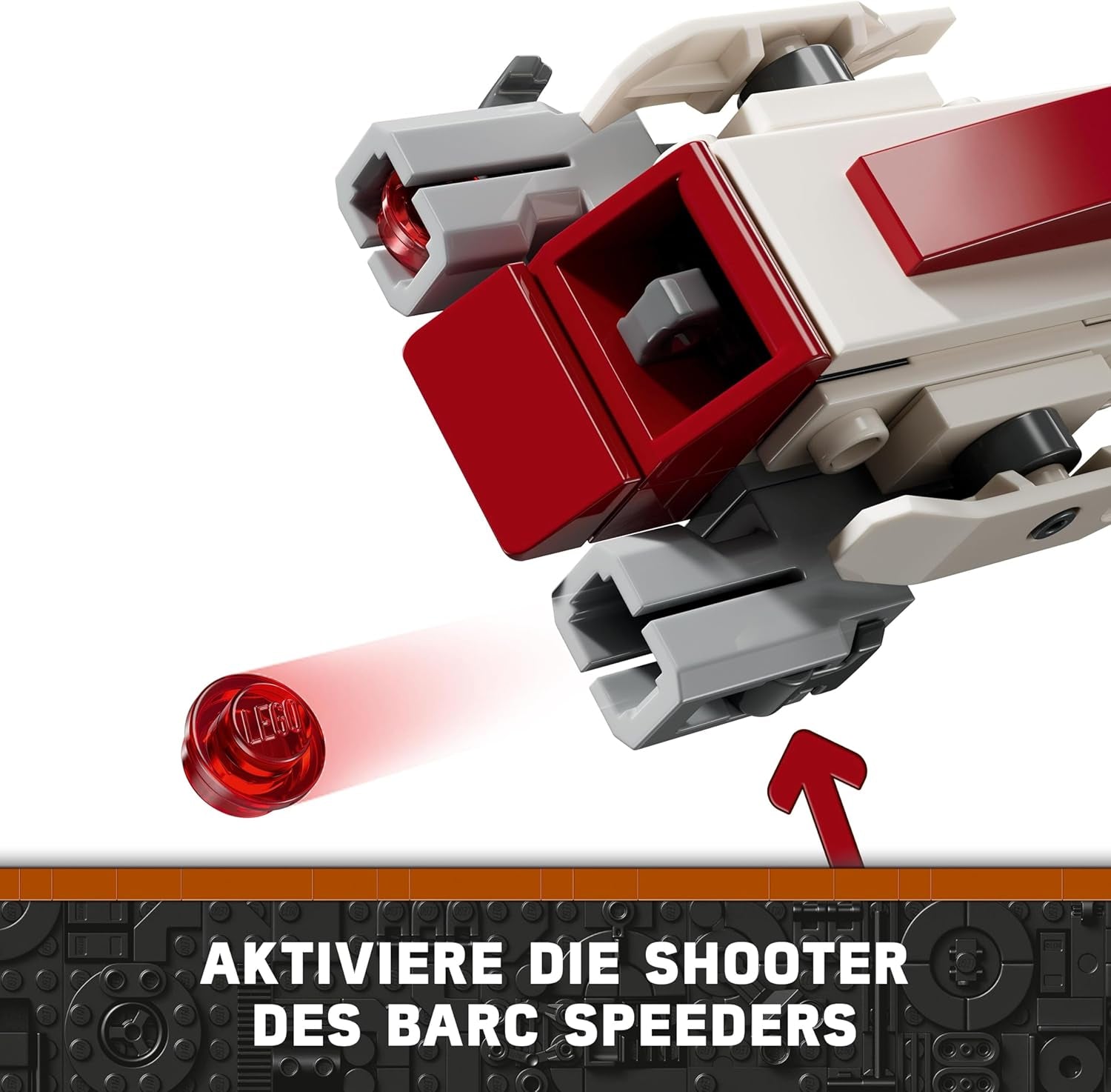 LEGO Star Wars Escape Con El BARC Speeder, Set Mandaloriano, Bicicleta De Juguete Con Sidecar, Incluye Las Figuras Kelleran Beq Y Grogu, Regalo Para Niños Y Niñas A Partir De 8 Años 75378 Sets De Construcción Beuche den LEGO-Store