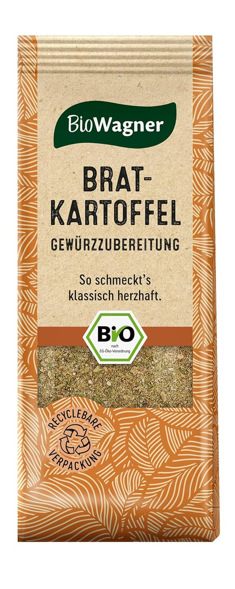 BioWagner - Bio Ras el Hanout, Gewürzmischung für orientalische und arabische Gerichte, ideal para cuscús, tajine o hummus, naturbelassene Bio-Zutaten, embalaje reciclable, 50 g