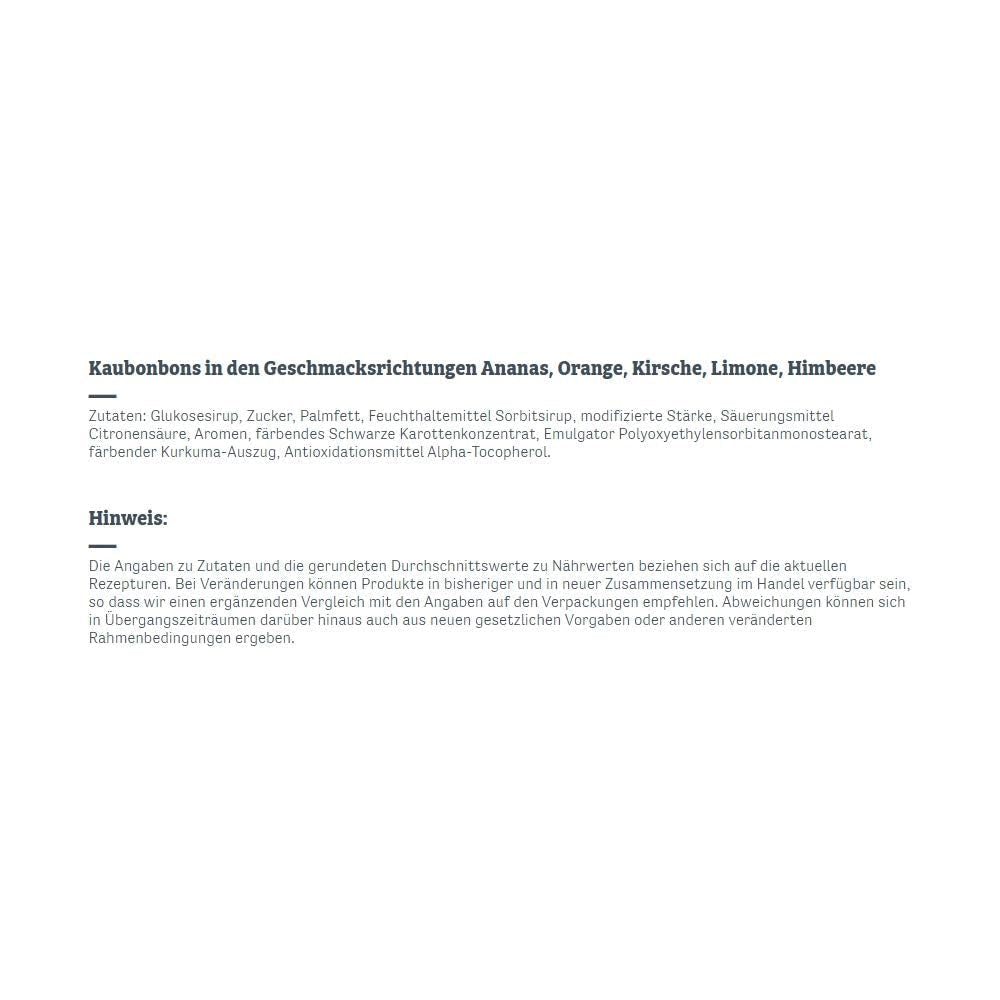 Kaufrüchtchen – 1 x 425G – caramelos con cinco sabores de frutas Naty Shop