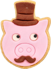 Birkmann, formă de biscuiți purceluș cu joben, oțel inoxidabil, 2,5×6×8 cm