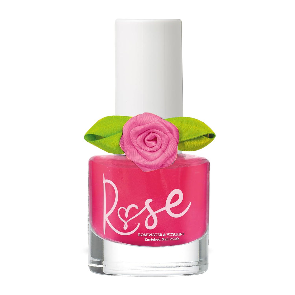 Snails 511794 Esmalte de uñas para bebé con sabor a cabra, fórmula removible, a base de agua, seguro, vegano, con agua de rosas nutritiva