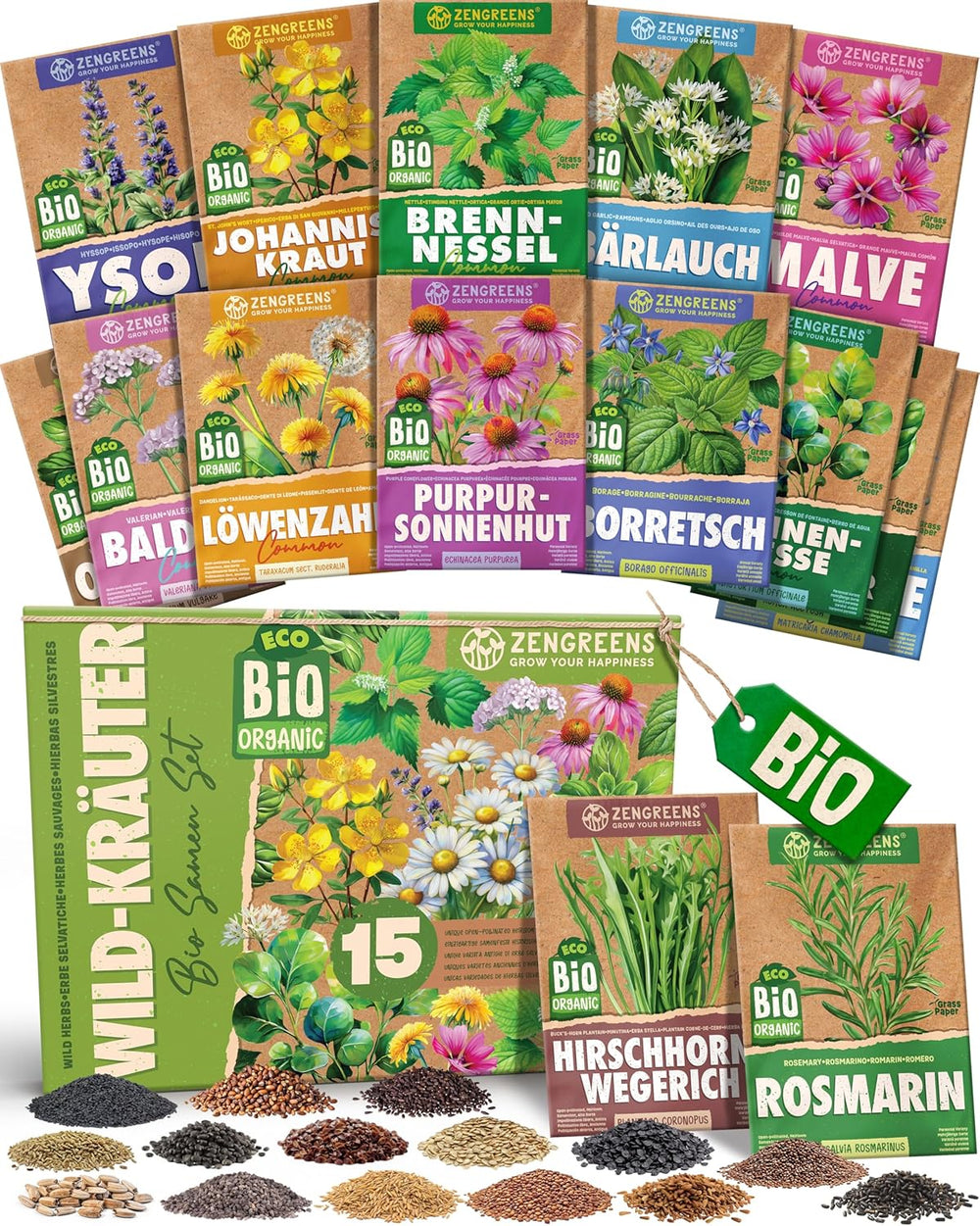 Semillas de tomate orgánicas en un juego de 10 - 10 Semillas de tomate para un fácil cultivo en el jardín, balcón o lecho elevado - Semillas de plantas - Plántulas