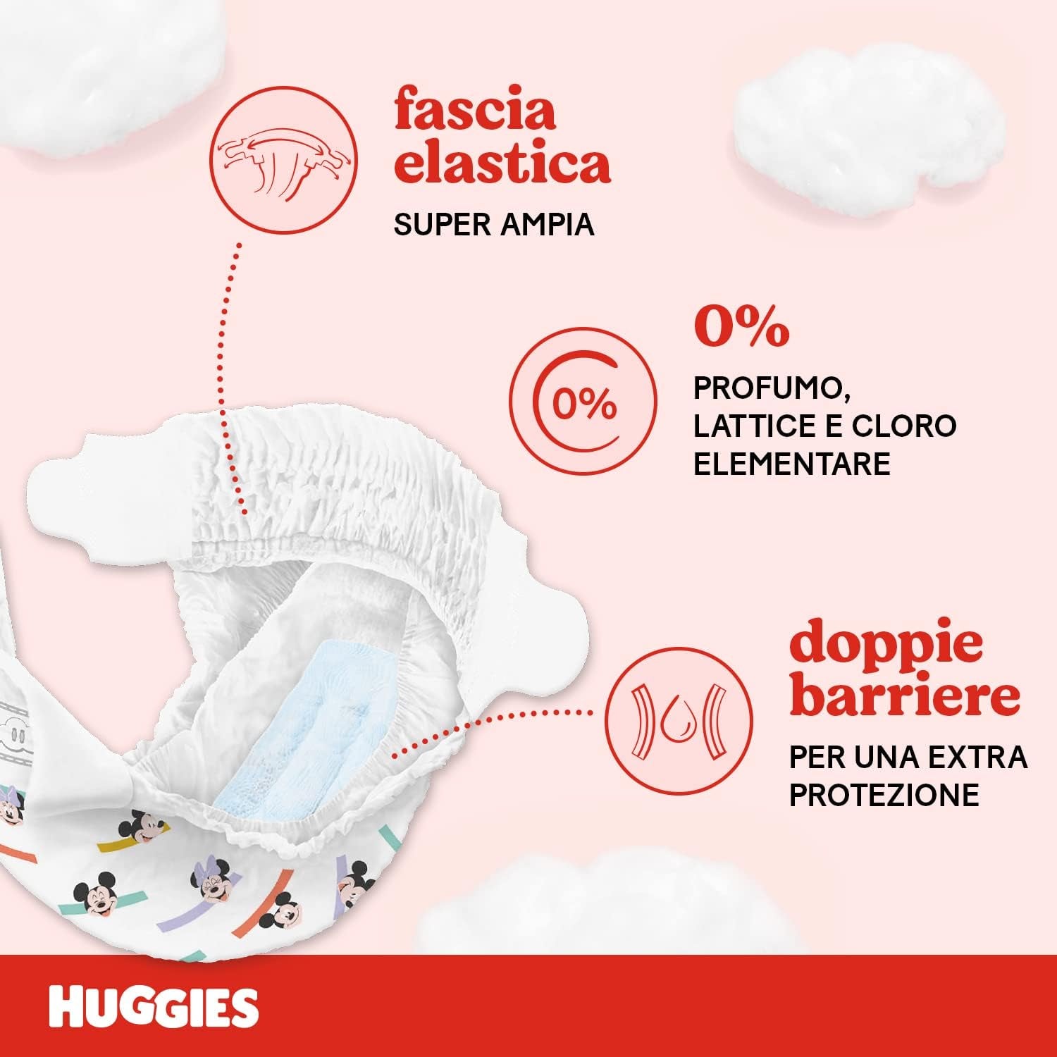 Pañales Huggies Ultra Comfort, talla 4 (7-18 kg), diseño Disney, paquete económico, 150 piezas