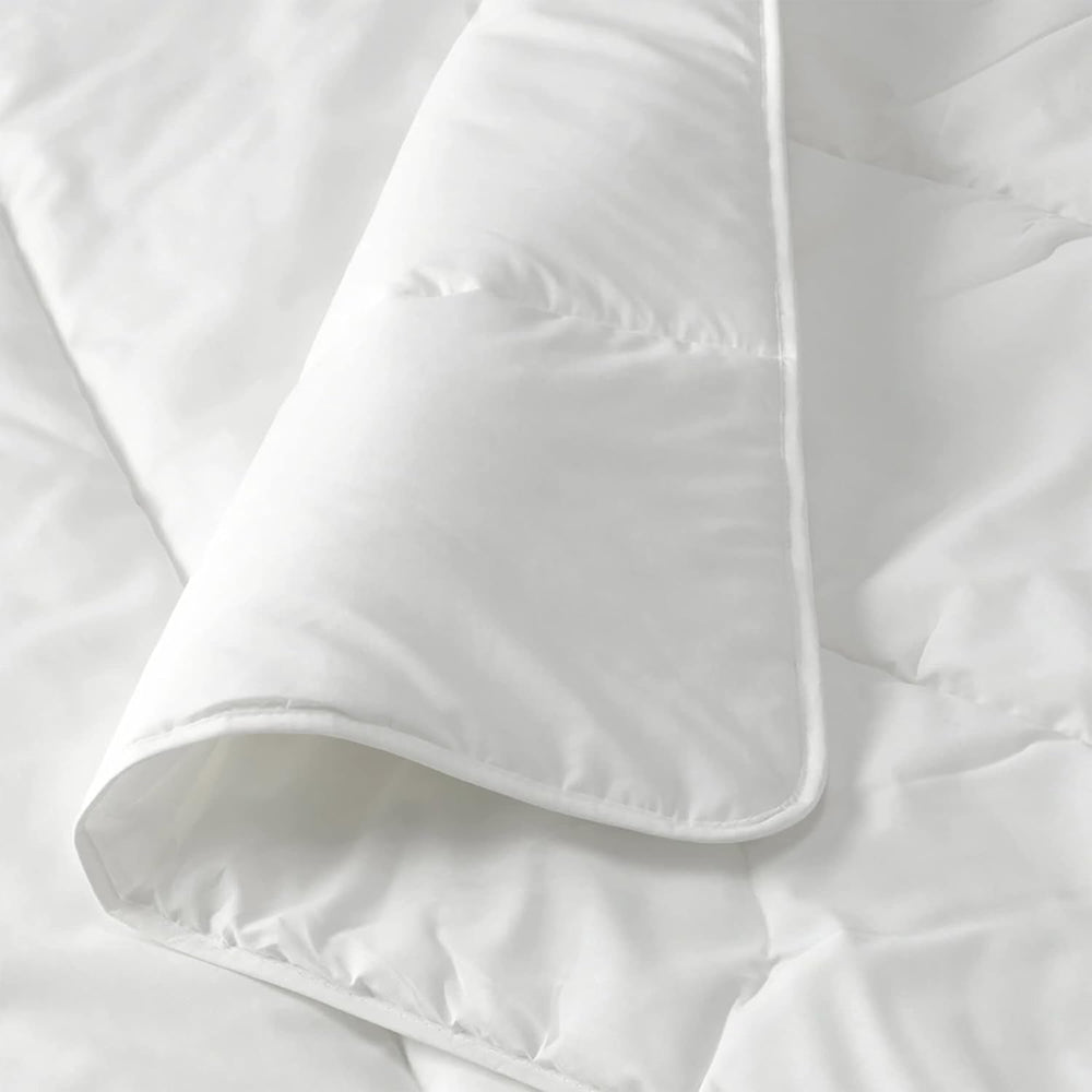 Prestige Italian Bedding Edredón de Verano de Microfibra, Blanco, Doble, 100% Naty Shop Edredones y Edredones