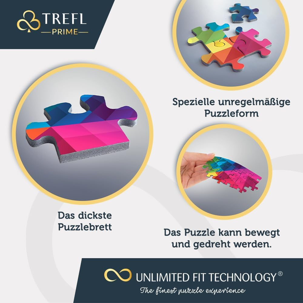 Trefl Prime - Puzzle UFT: Plonjați în paradisul subacvatic - 13500 piese, Puzzle jigsaw mare care prezintă fundul marin colorat, Cartonul cel mai gros, Organic, EKO, Divertisment pentru adulți și copii cu vârsta peste 12 ani Puzzle Naty Shop