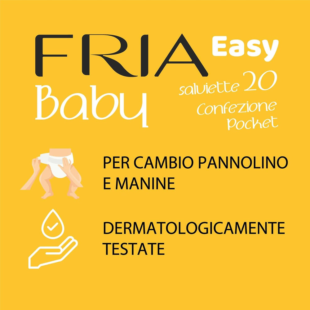 Toallitas húmedas Easy Baby con aloe vera y extracto de miel, hidratantes para la piel, dermatológicamente probadas, paquete de 20 toallitas