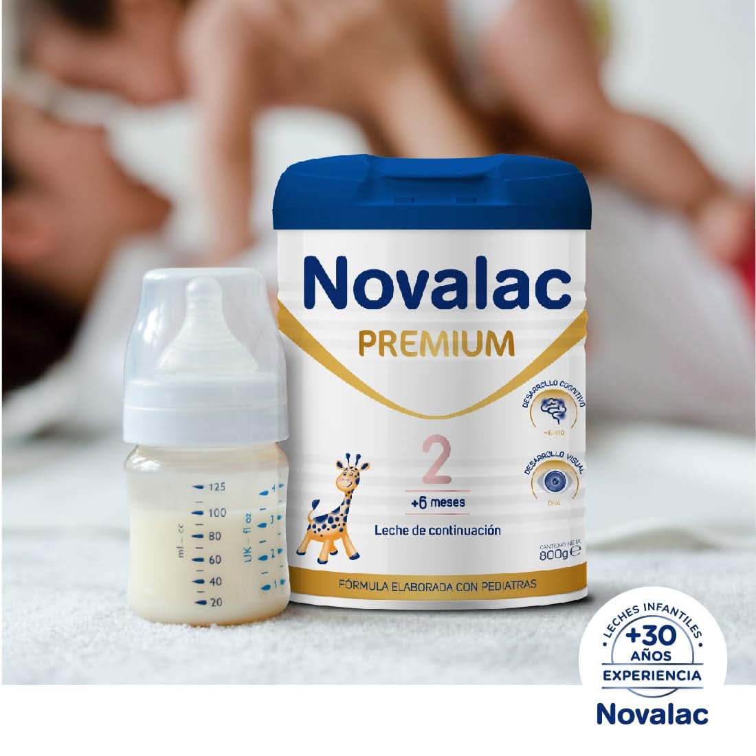 Novalac Premium 2 Messenger, leche en polvo, 800 gramos Madre e Hijo Naty Shop