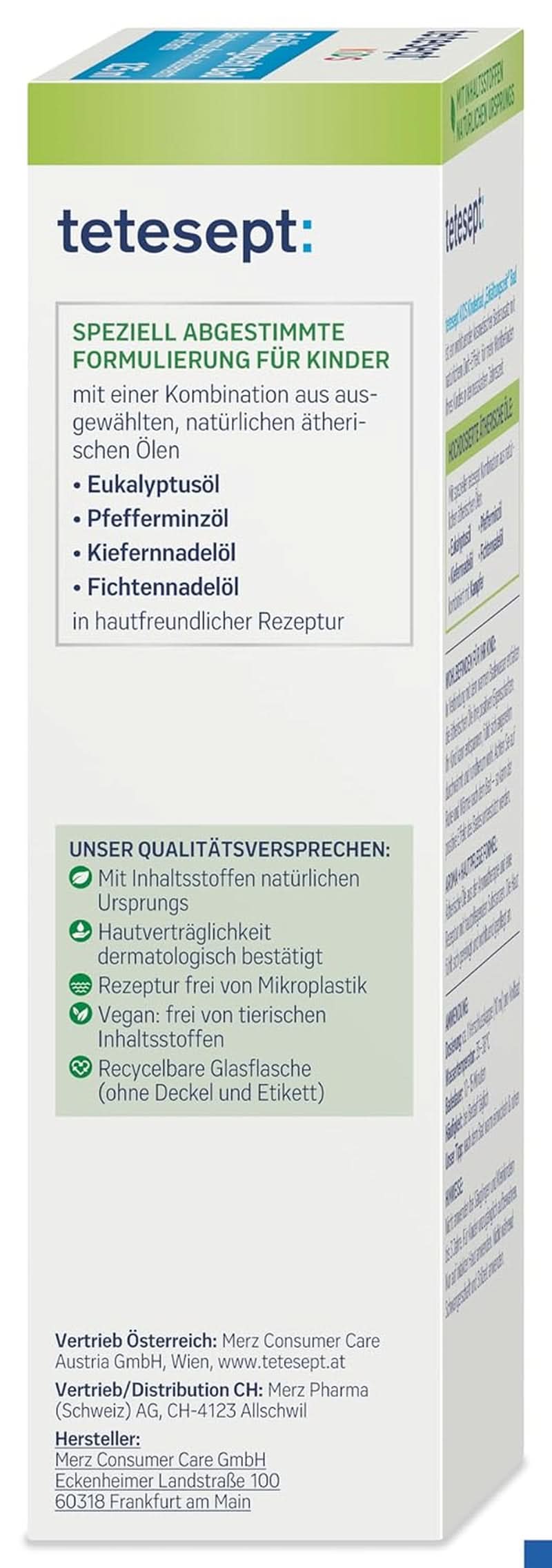 Tetesept Kids Cold Time Bath - aditiv de baie pentru copii pentru sezonul rece cu 4 uleiuri esențiale, relaxare și încălzire, 125 ml Naty Shop