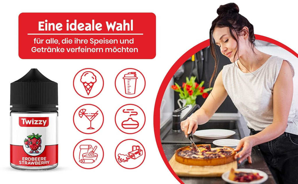 Twizzy Aroma Concentrata Capsuni, 60 ml Arome Naty Shop