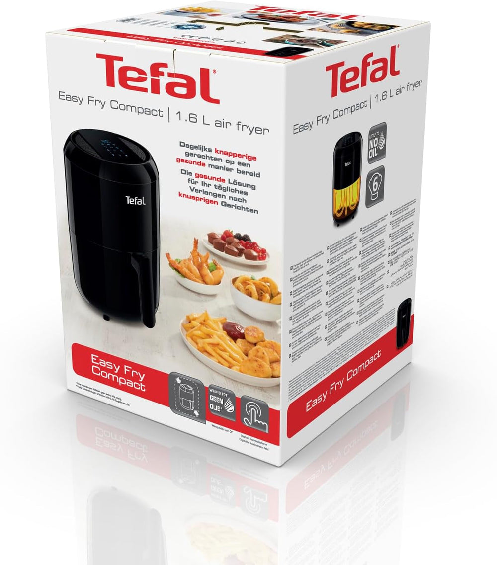 Tefal EY3018 Easy Fry Freidora de aire caliente compacta, 1,6L, 6 programas de cocción Electrodomésticos Naty Shop