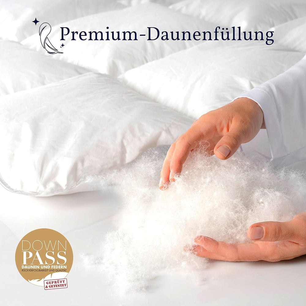 Paraíso Nórdico - Edredón Cómodo - 50% Plumón de Pato Alemán - Edredón Cálido de Invierno - 200X200 Cm Edredones y Edredones Naty Shop