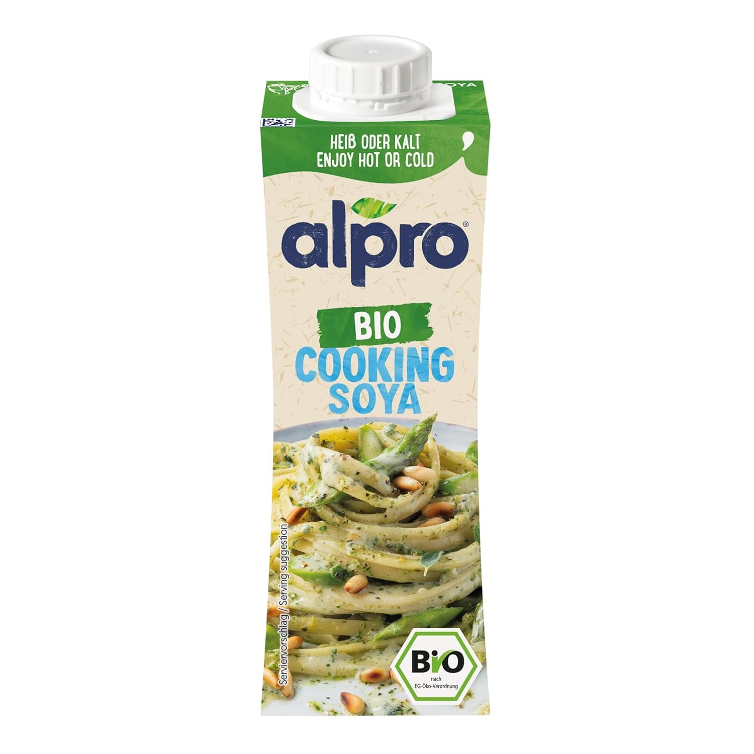 Alpro Bio Cooking Soja – Vegan Bio Kochcreme – 15 x 250 ml