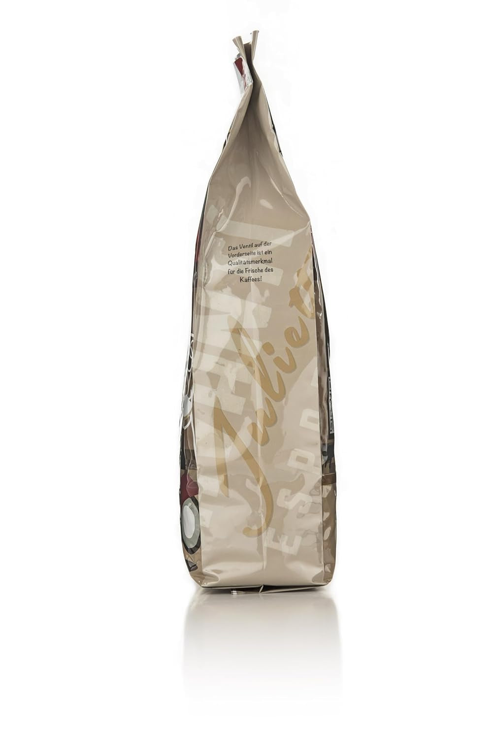 Avanti Espresso Julietta Beans, 1 pachet (1 x 1 kg) | Boabe de cafea espresso 1 kg, puternice și cu aciditate scăzută | Prăjire fină în tambur cu boabe de espresso Arabica și Robusta