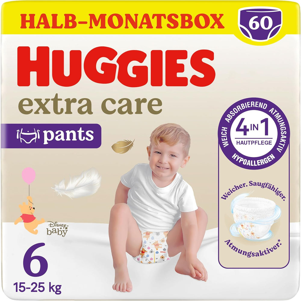 Huggies Extra Care Pants Diseño Disney Talla 5 68 Pañales (2x34) Caja Medio Mes