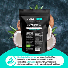 Azúcar de coco ecológico, sabor caramelo, 1,5 Kg Edulcorantes Naty Shop