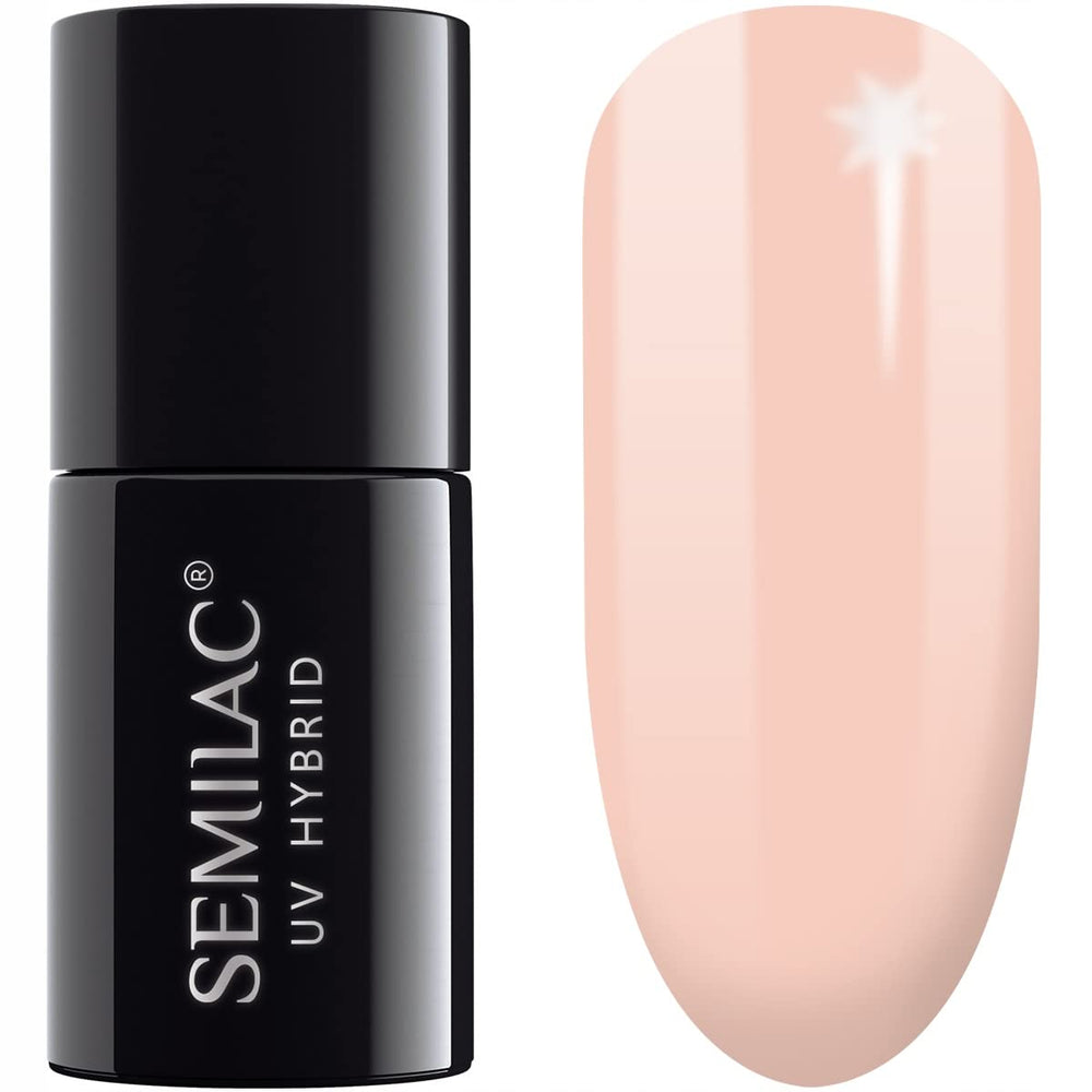 Semilac UV Nagellack Hybrid 404 Muffin de Frijoles Negros 7ml Kollektion Sabores de Otoño