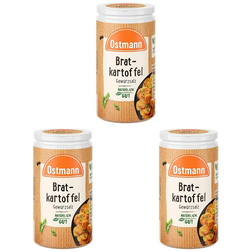 Ostmann Gewürze - Bratkartoffel Gewürzsalz | Pikant-salziges Gewürz für Kartoffelgerichte | 60 g en Der Streudose