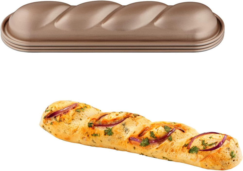 Tefal Creabake Muffins Creabake Backformen, 7,5 cm, Antihaftbeschichtung, Stapelbares System, Kreative Rezepte Für Süßigkeiten Und Salade, Einfaches Backen, Eisenfarben Moldes y bandejas para hornear Naty Shop 3 X Zopfformen