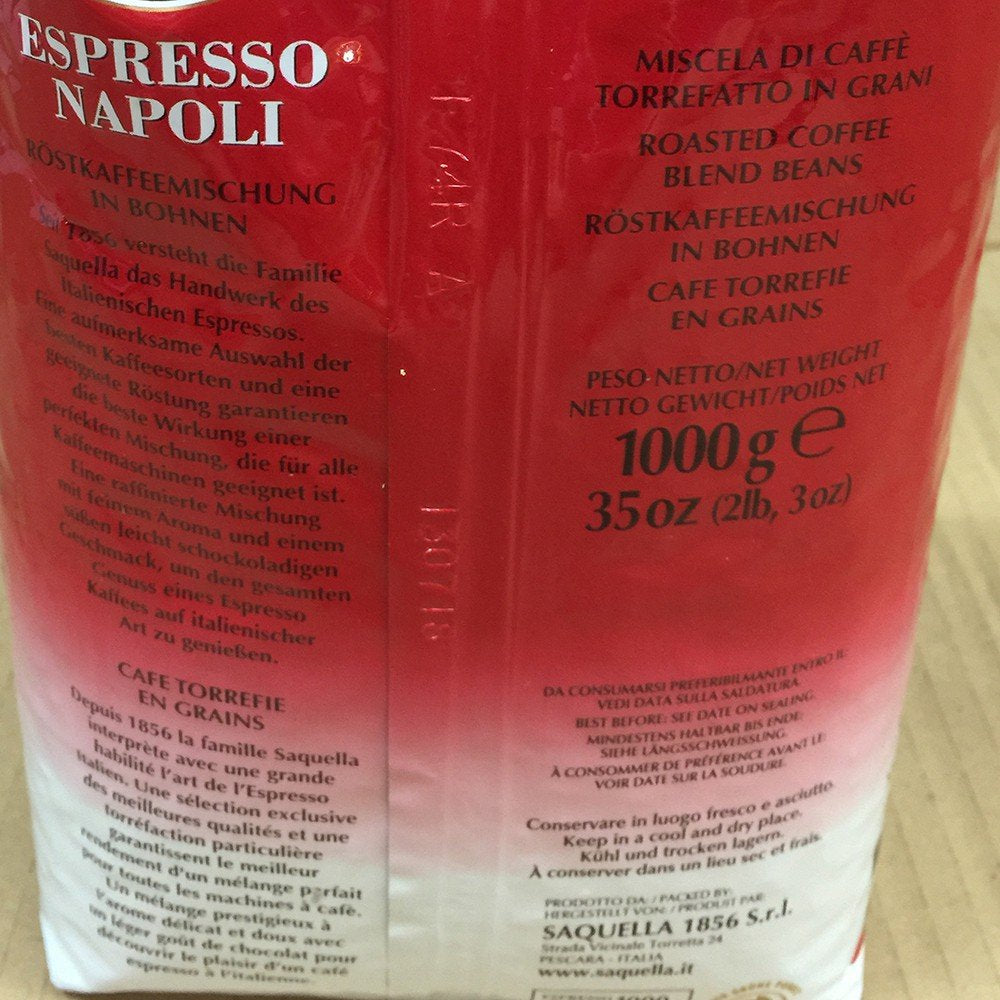 Boabe de cafea Caffe Espresso Napoli, 1 pachet (1 x 1 kg)