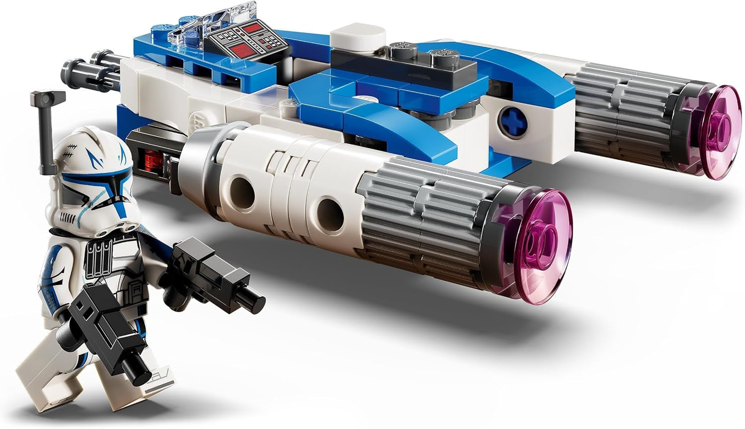 LEGO Star Wars Microfighter Ala-Y del Capitán Rex Ladrillos de construcción Nave estelar coleccionable Idea de regalo para niños y niñas a partir de 6 años 75391 Juegos de construcción Besuche den LEGO-Store