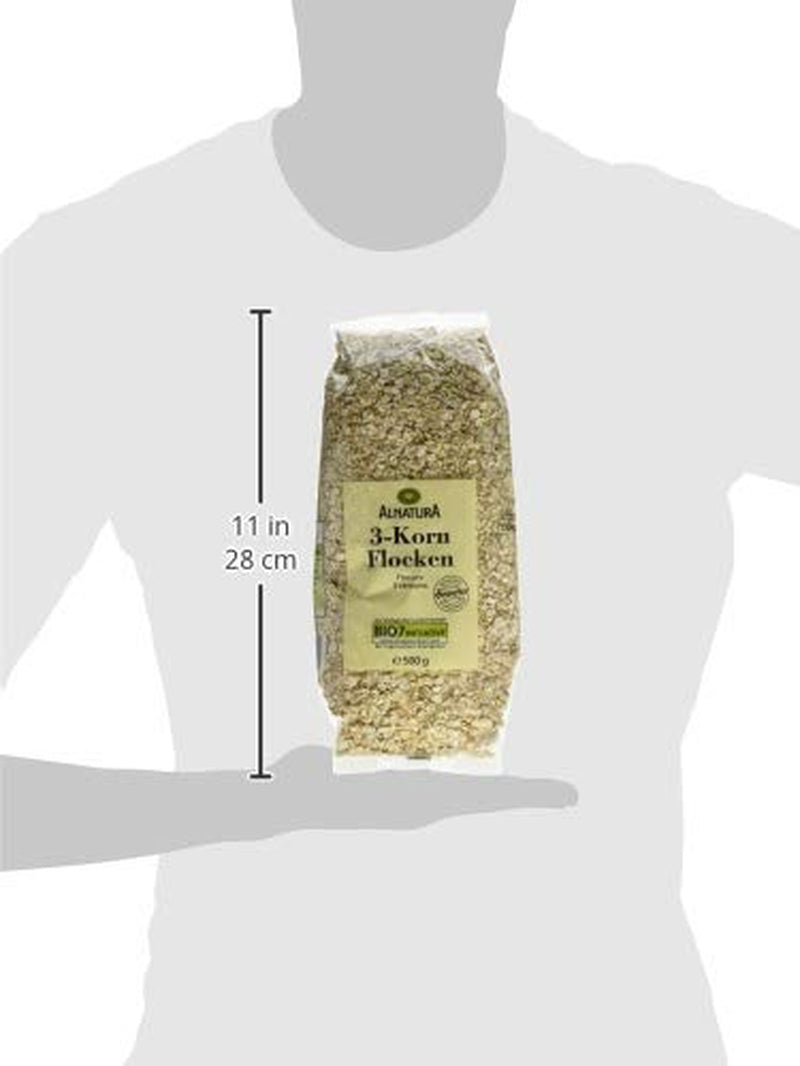 Bio 3-Korn Flocken, 500 G Cereale Naty Shop