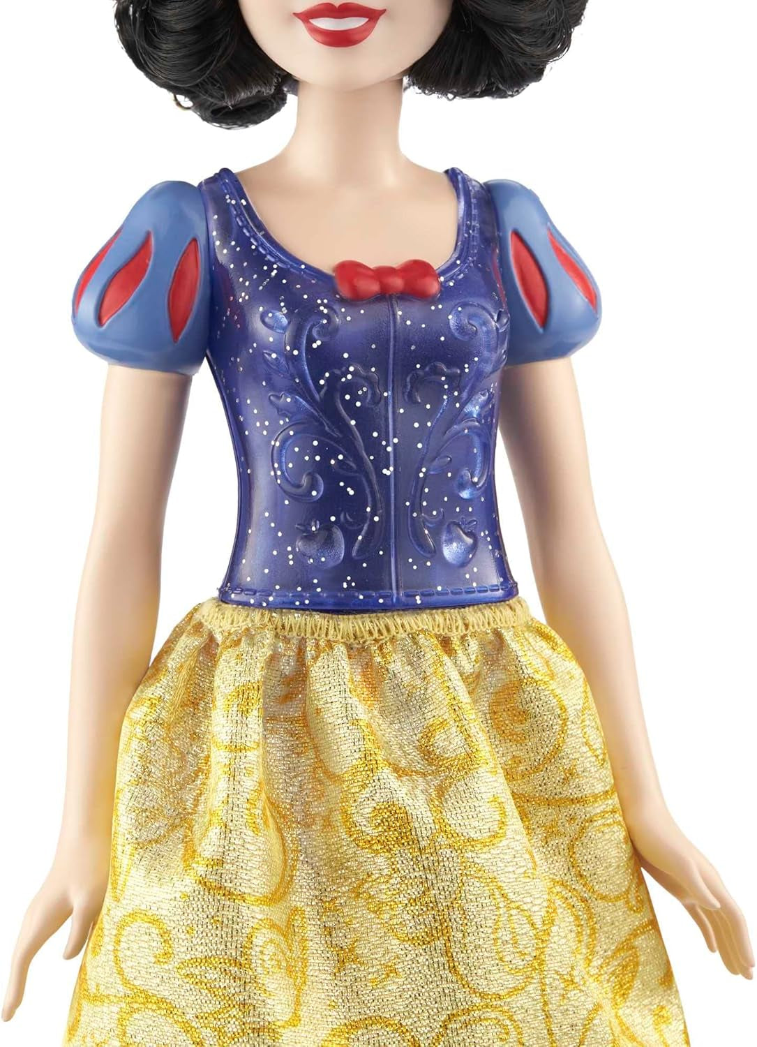 Mattel Princesa Disney Juguete Blancanieves Muñeca móvil con ropa y accesorios brillantes Regalo inspirado en la película de Disney para niños HLW08 Naty Shop Dolls